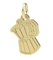 Pendentif Dédié in Or jaune CID 0281 GI - CID 0281 GI